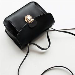 Solid Leather Crossbody Bags For Women Ladies Cross Body Bag