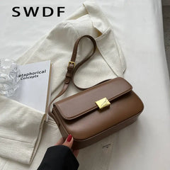 Women's Shoulder Bag PU Leather Flap Crossbody Bag Handbags Purse