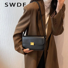 Women's Shoulder Bag PU Leather Flap Crossbody Bag Handbags Purse