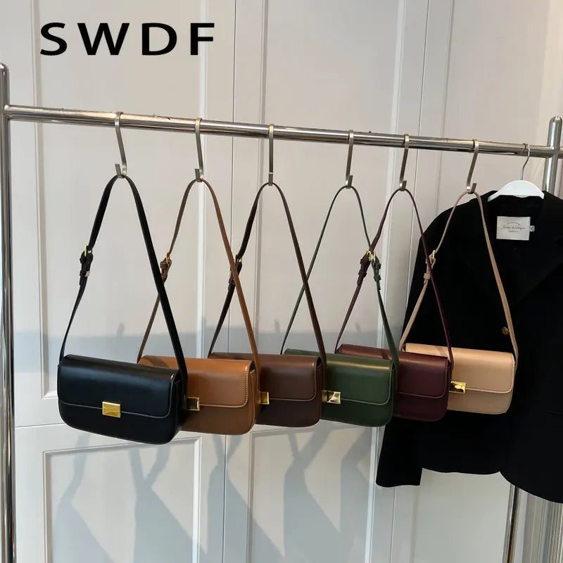 Women's Shoulder Bag PU Leather Flap Crossbody Bag Handbags Purse