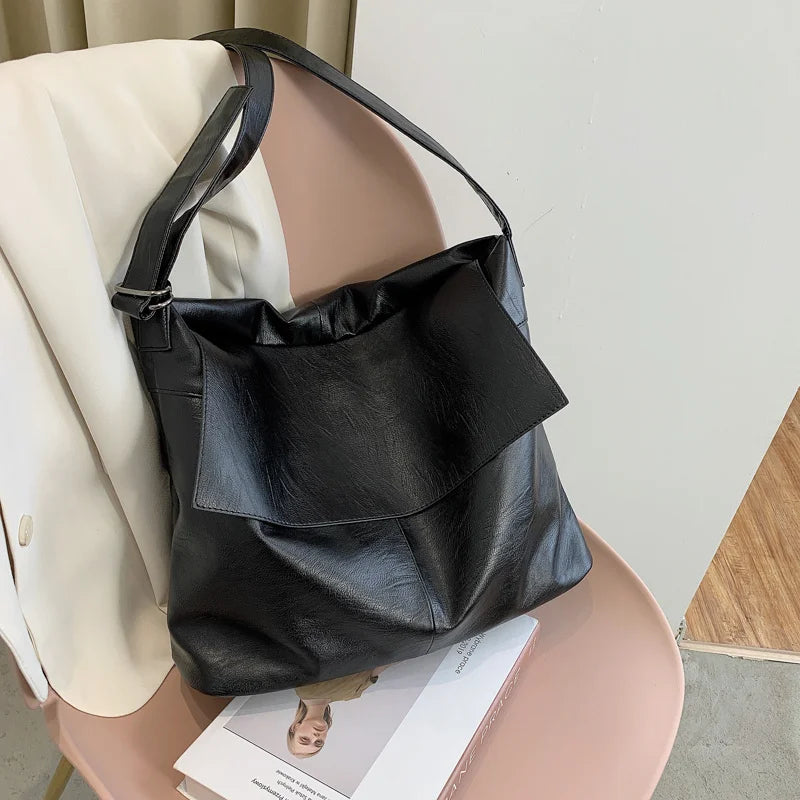 Women Hobo Bag Soft Leather Messenger Shoulder Tote Handbag