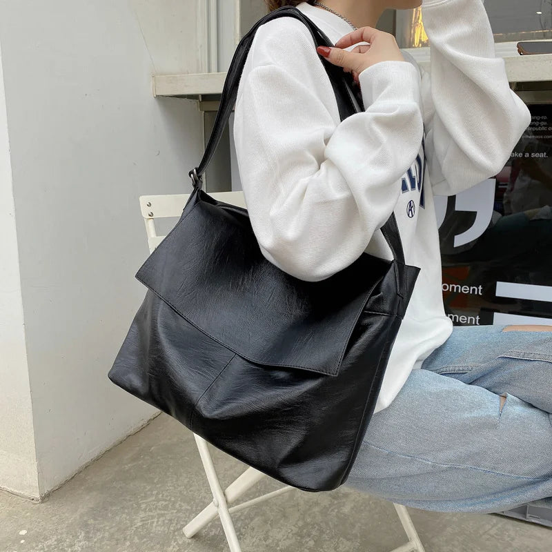 Women Hobo Bag Soft Leather Messenger Shoulder Tote Handbag