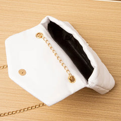 Women's Crossbody Shoulder Bag Lingge Embroidery Small Handbag