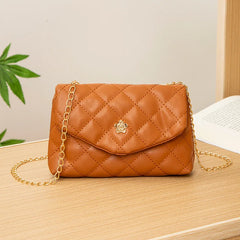 Women's Crossbody Shoulder Bag Lingge Embroidery Small Handbag
