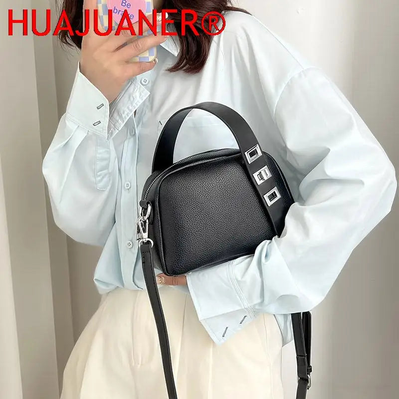 Small PU Leather Women's Handbag Underarm Shoulder Crossbody Bags Totes