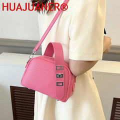 Small PU Leather Women's Handbag Underarm Shoulder Crossbody Bags Totes