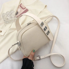 Small PU Leather Women's Handbag Underarm Shoulder Crossbody Bags Totes