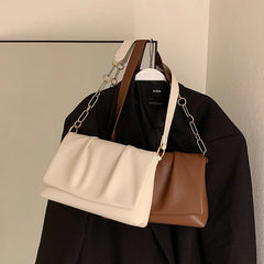 Women Shoulder Bags All-Match PU Leather Messenger Bag Crossbody Pack