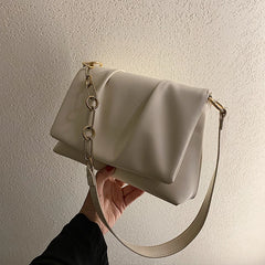 Women Shoulder Bags All-Match PU Leather Messenger Bag Crossbody Pack