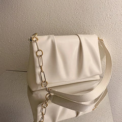 Women Shoulder Bags All-Match PU Leather Messenger Bag Crossbody Pack