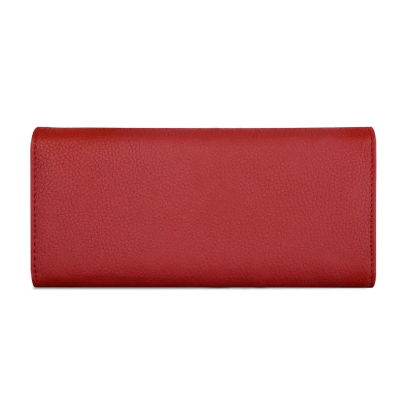Long Wallet Women Purses High PU Leather Billfold Female Clutch Bag