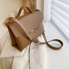 Vintage Female Tote Bag High PU Leather Women's Handbag