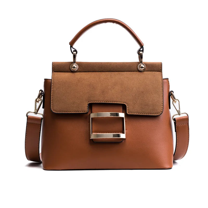 Vintage PU Leather Handbags Shoulder Bags Crossbody Bags for Women