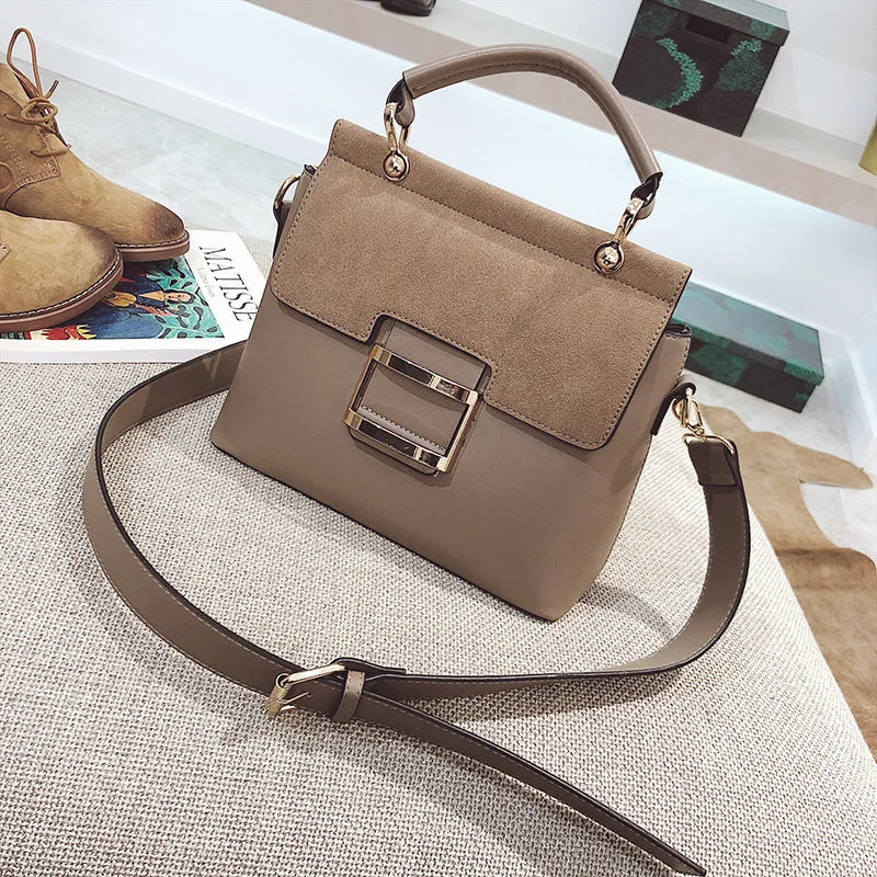 Vintage PU Leather Handbags Shoulder Bags Crossbody Bags for Women
