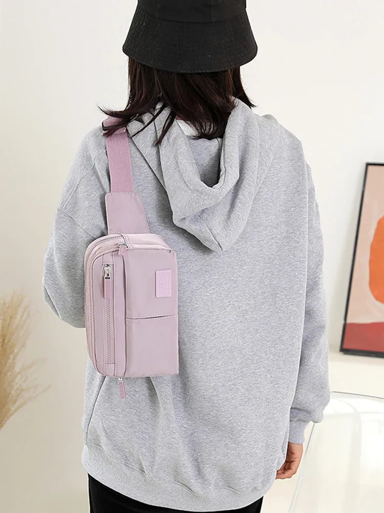 Women's Oxford Waist Bag Leisure Single Shoulder Crossbody Bag