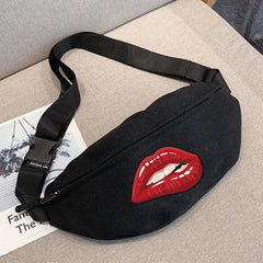 Women's Waist Bag Gym Sports Crossbody Shoulder Fanny Pack Backpack