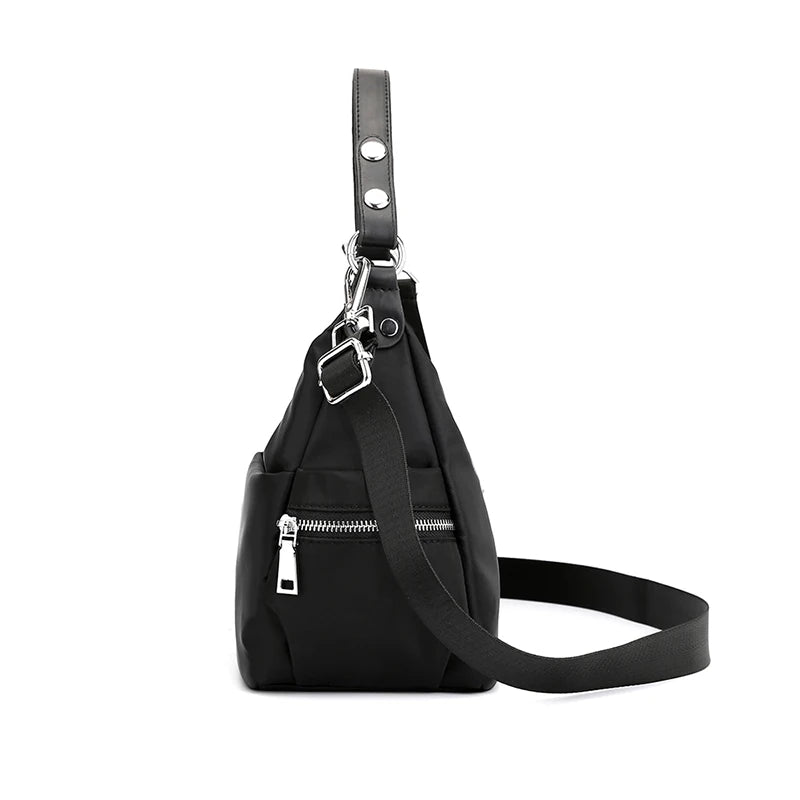 Water Release Nylon Cloth Crossbody Bags For Women Dual-use Canvas Shoulder Bag