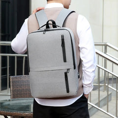 Waterproof Man Backpack USB Port Stylish Backpack Lightweight