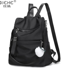 Waterproof Nylon Women Backpack Anti-theft Backpacks Shoulder Bags