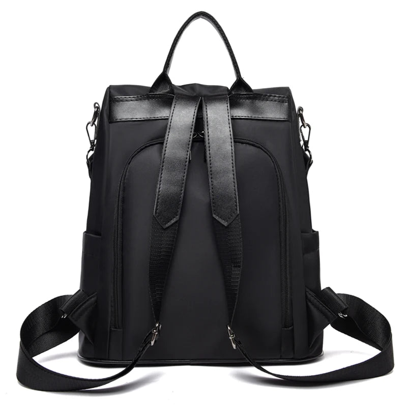 Waterproof Oxford Cloth Women Backpack Nylon Travel School Bags