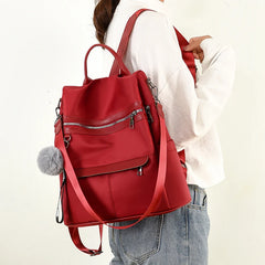 Waterproof Oxford Cloth Women Backpack Nylon Travel School Bags