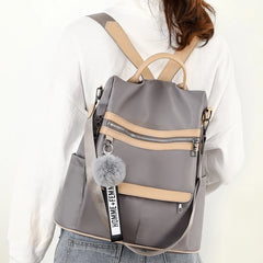 Waterproof Oxford Cloth Women Backpack Nylon Travel School Bags