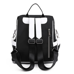 Waterproof Oxford Women Backpack Anti-theft Print School Bag Large