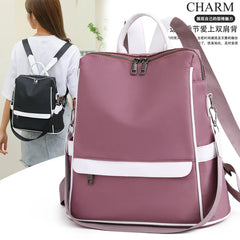 Waterproof Oxford Women Backpack Anti-theft Print School Bag Large