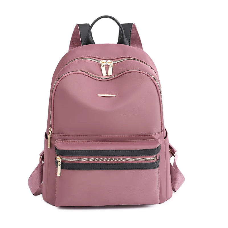 Print School Bag Waterproof Oxford Women Anti-theft Backpack