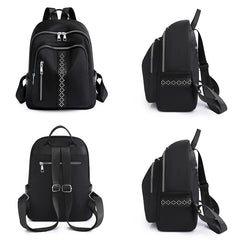 Waterproof Nylon Backpack Women's Backpack Travel Shoulder Bag Student