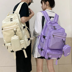 Waterproof Schoolbag for Teenage Girl Laptop Bag Female Woman Travel Backpack