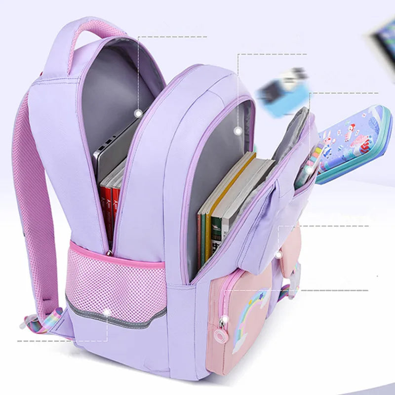Waterproof Girls School Bags Children Primary School Backpack