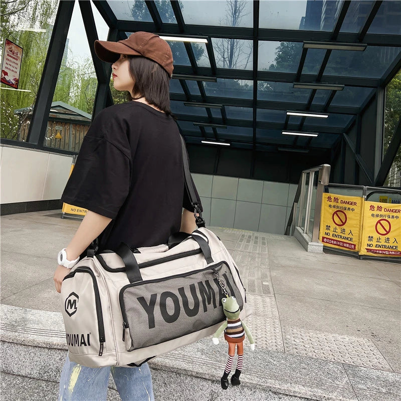 Waterproof Travel Duffel Bag, Sports Tote Gym Bag For Women