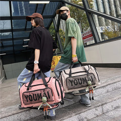 Waterproof Travel Duffel Bag, Sports Tote Gym Bag For Women
