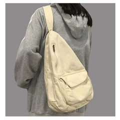 Women Shoulder Messenger Bag Canvas Crossbody Chest Bag