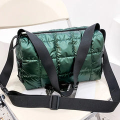 Winter Large Capacity Tote Bag Crossbody Bags Waterproof Nylon Shoulder Bags