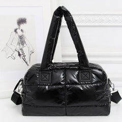 Winter Large Capacity Tote Bag Crossbody Bags Waterproof Nylon Shoulder Bags