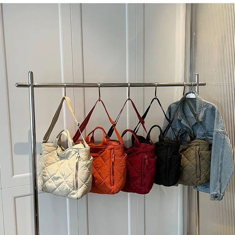 Winter Large capacity Ladies Totes Shoulder Bag Space cotton Shopper
