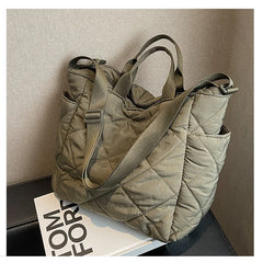 Winter Large capacity Ladies Totes Shoulder Bag Space cotton Shopper