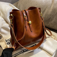 Winter Women's PU Leather Crossbody Bag w/ Shoulder Straps Purses and Handbag