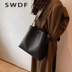 Winter Women's Large Crossbody Bags with Double Shoulder Straps