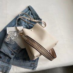 Winter Women's Large Crossbody Bags with Double Shoulder Straps
