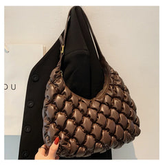 Vintage Brown Purses Soft Leather Shoulder Bag Large Travel Handbags