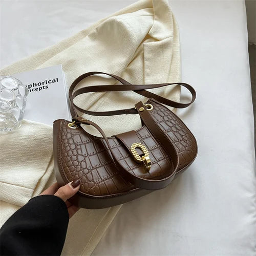 Winter Women Shoulder Crossbody Totes PU Leather Bags Vintage