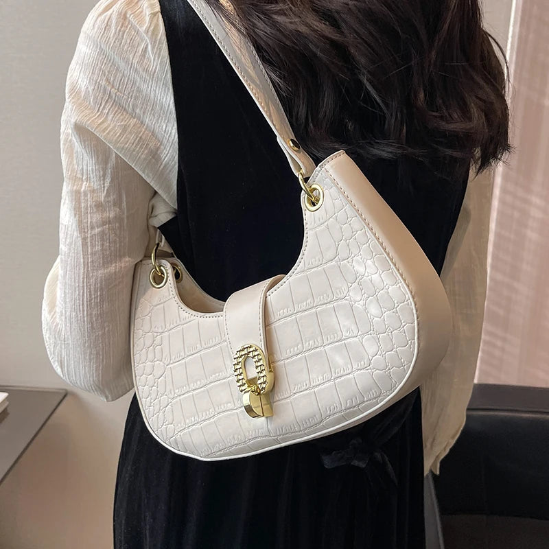 Winter Women Shoulder Crossbody Totes PU Leather Bags Vintage