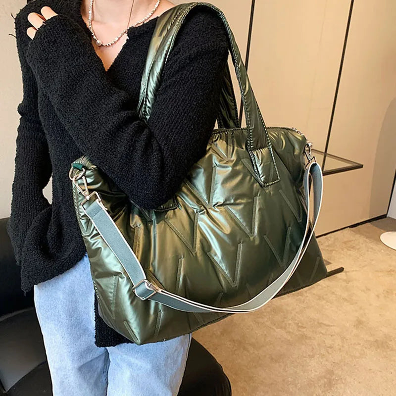 Winter Large Capacity Tote Bags for Women Shoulder Side Bag Space bag