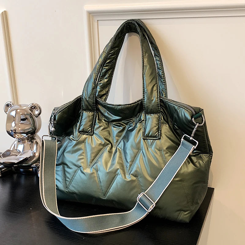 Winter Large Capacity Tote Bags for Women Shoulder Side Bag Space bag