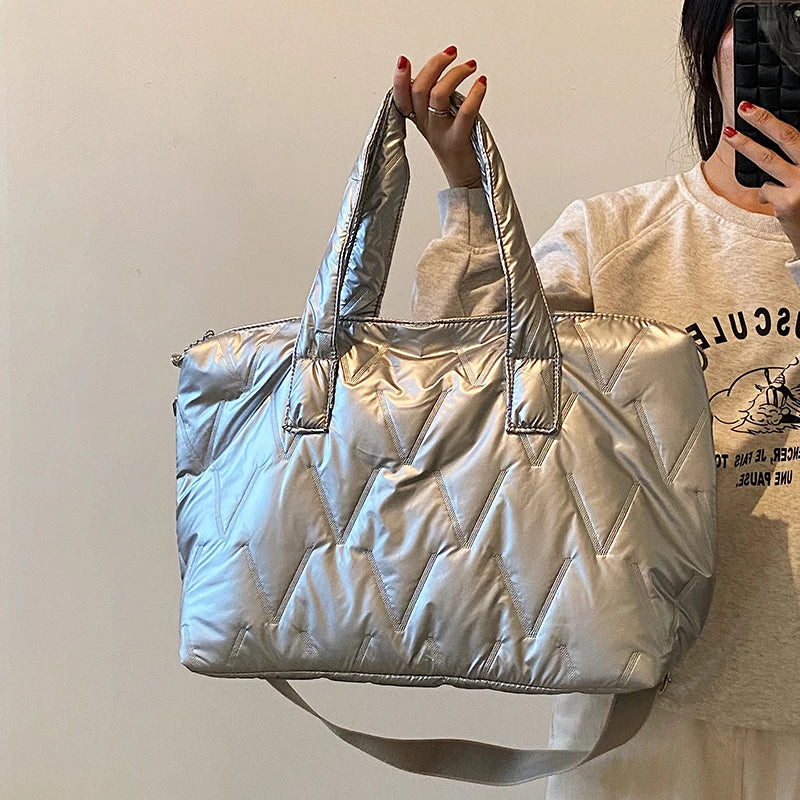 Winter Large Capacity Tote Bags for Women Shoulder Side Bag Space bag