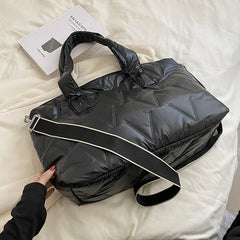 Winter Large Capacity Tote Bags for Women Shoulder Side Bag Space bag