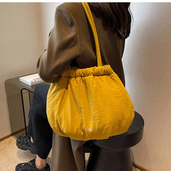 Winter String Canvas Female Bag Large Capacity Handbags for Women